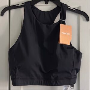 Wondery Jacinto Off Width Bra in Black Size Large